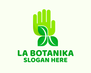 Agriculture Gardening Hand  Logo