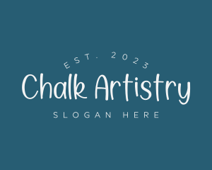 Chalk - Playful Business Shop logo design