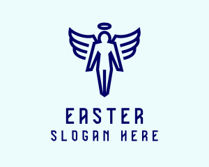 Saint - Angel Faith Wings logo design