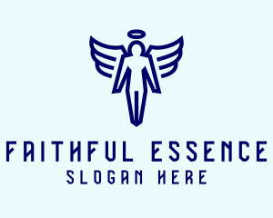 Faith - Angel Faith Wings logo design