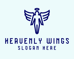 Angel Faith Wings logo design