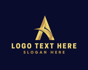 High End - Upscale Professional Letter A logo design