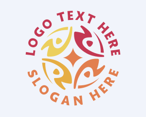 Community - Organization People Community logo design