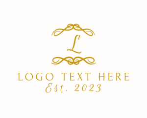 Fittings - Luxury Antique Fashion Boutique logo design