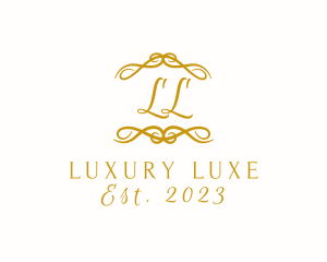 Luxury Antique Fashion Boutique  logo design