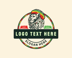 Animal Reggae Lion Logo