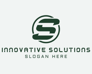 Round - Modern Tech Consultant logo design