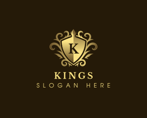 Ornamental Royal Crown logo design