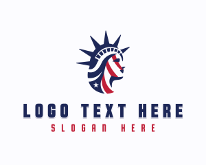 Political - Patriotic Liberty Political logo design