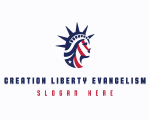 Patriotic Liberty Political logo design