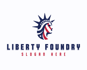 Patriotic Liberty Political logo design