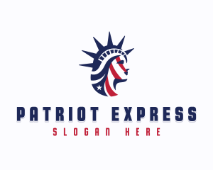 Patriotic Liberty Political logo design