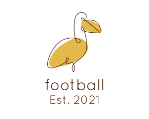 Bird - Monoline Dodo Bird logo design