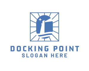 Docking - North Star Sea Lighthouse logo design