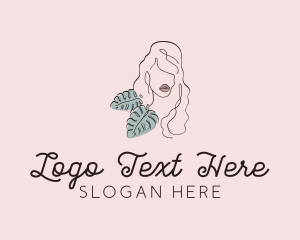 Feminine Beauty Woman logo design