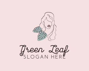 Feminine Beauty Woman logo design