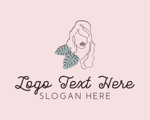 Leaf - Feminine Beauty Woman logo design