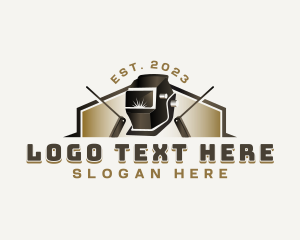 Welding - Welding Mask Equipment logo design