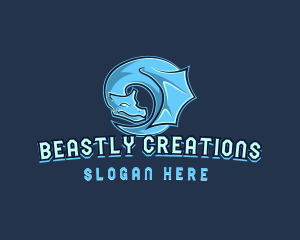 Creature - Dragon Gaming Creature logo design