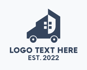 Recreational - Truck Tiny House Real Estate logo design