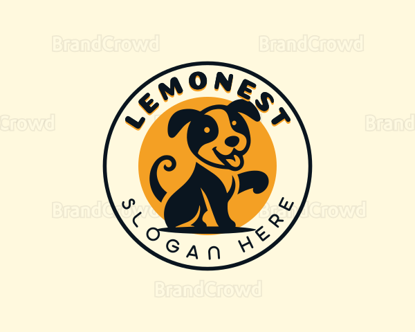 Pet Dog Veterinarian Logo