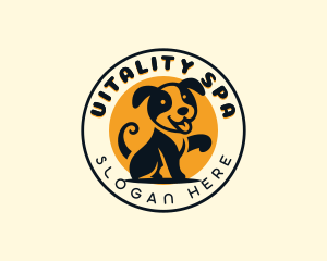 Disc Dog - Pet Dog Veterinarian logo design