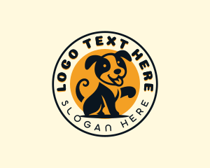 Puppy - Pet Dog Veterinarian logo design
