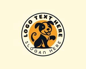 Pet Dog Veterinarian Logo