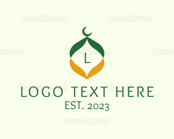 Muslim Mosque Spiritual Temple Logo