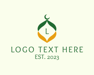 Eid-al-adha - Muslim Mosque Spiritual Temple logo design