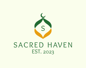 Muslim Mosque Spiritual Temple logo design