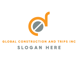 Fabrication - Modern Industrial D logo design
