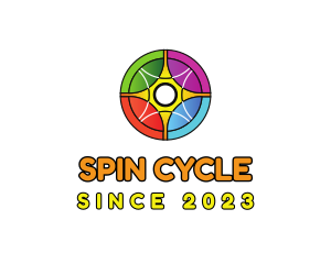 Wheel - Rainbow Circle Wheel logo design