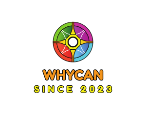 Pattern - Rainbow Circle Wheel logo design