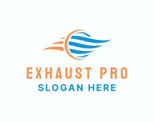 Exhaust - Exhaust Airflow Ventilation logo design