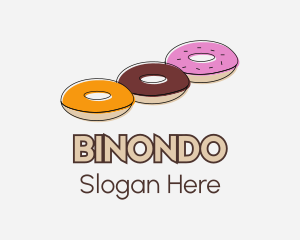 Triple Donut Snack Logo