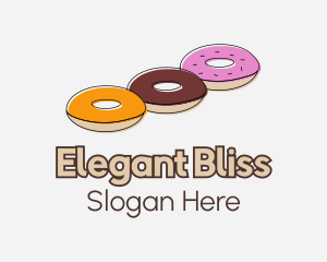 Triple Donut Snack Logo