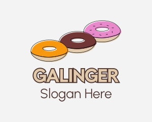 Triple Donut Snack Logo
