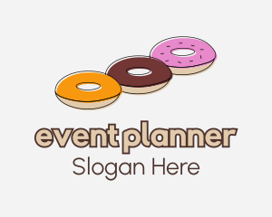 Triple Donut Snack Logo