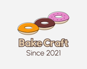 Triple Donut Snack logo design