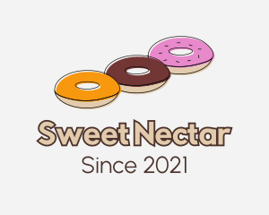 Triple Donut Snack logo design