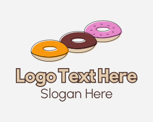 Triple Donut Snack Logo