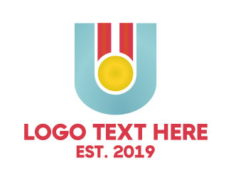 U Medal Logo Brandcrowd Logo Maker