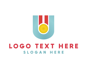 Contest - Winner Medal Letter U logo design