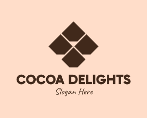 Brown Chocolate Bar logo design