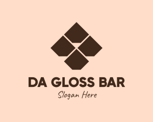 Chocolate Bar Dessert logo design