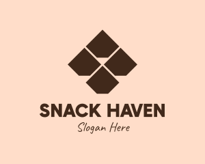 Chocolate Bar Dessert logo design