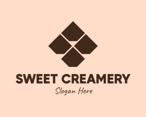 Chocolate Bar Dessert logo design