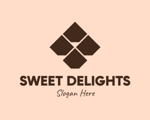 Chocolate Bar Dessert logo design