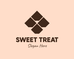 Brownies - Chocolate Bar Dessert logo design